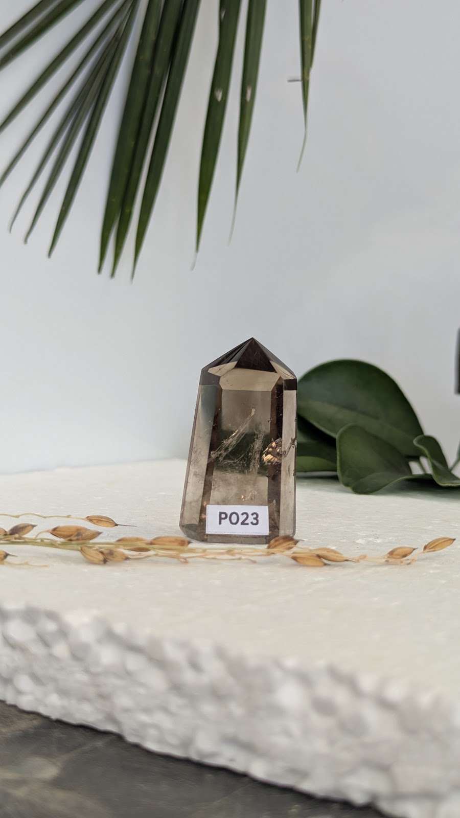 PO23 Quartz fumé Prisme