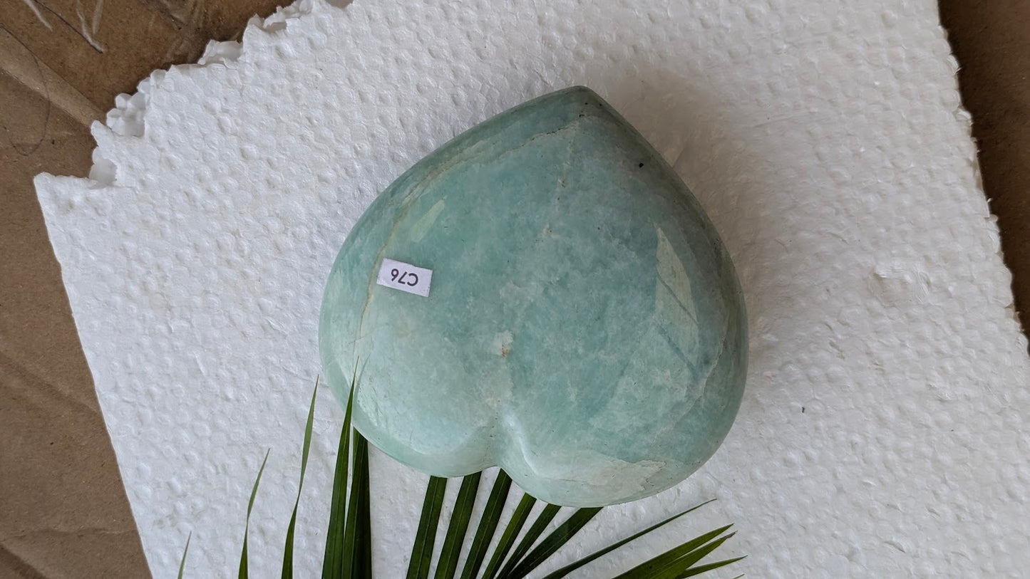 C76 Amazonite coeur