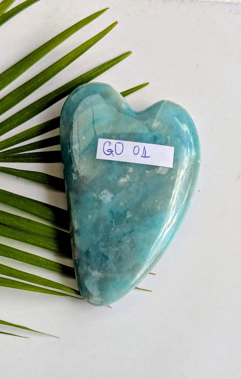 GO 01 Amazonite Gua sha