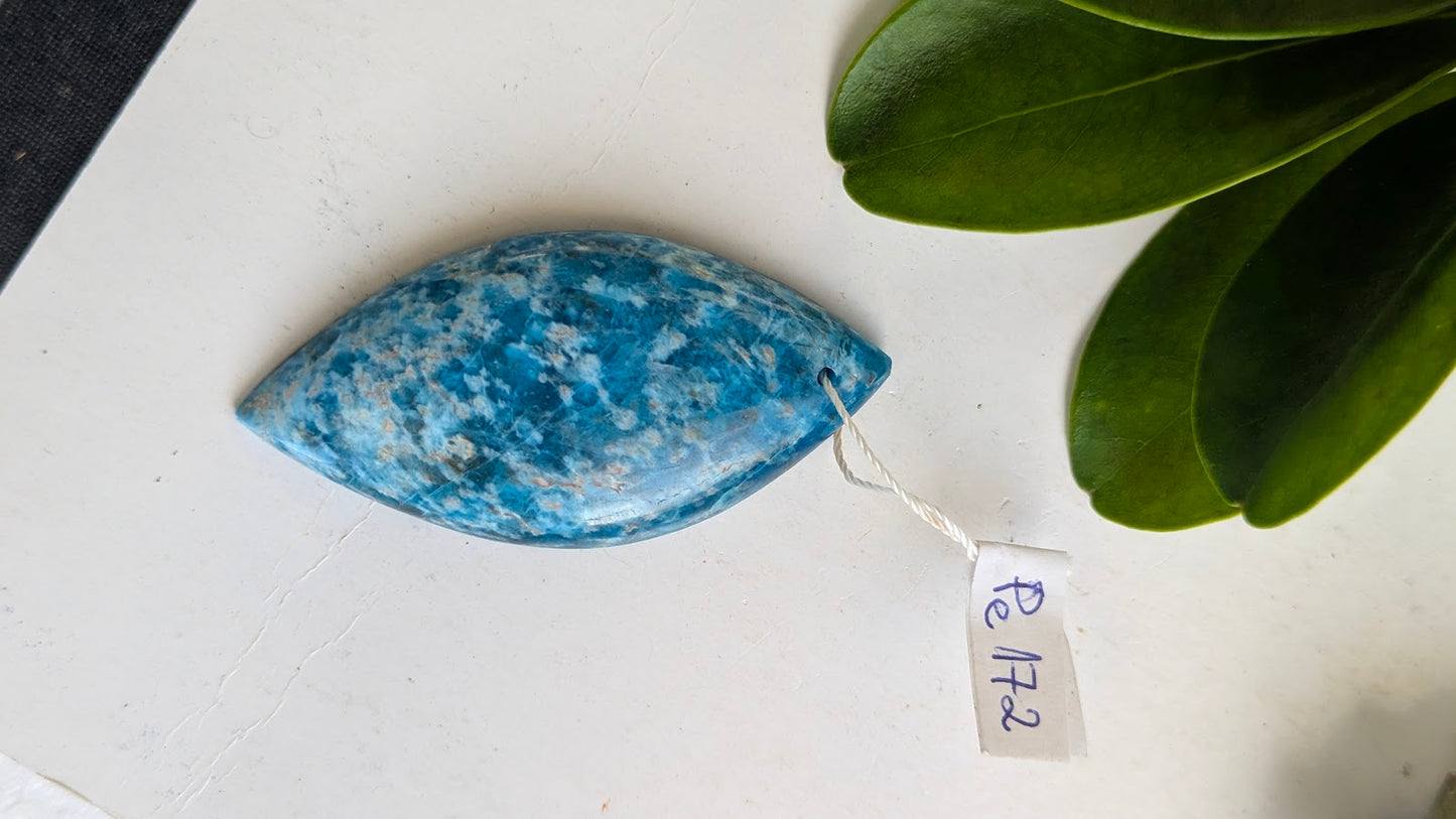 Pe 172 Apatite bleue Pendentif