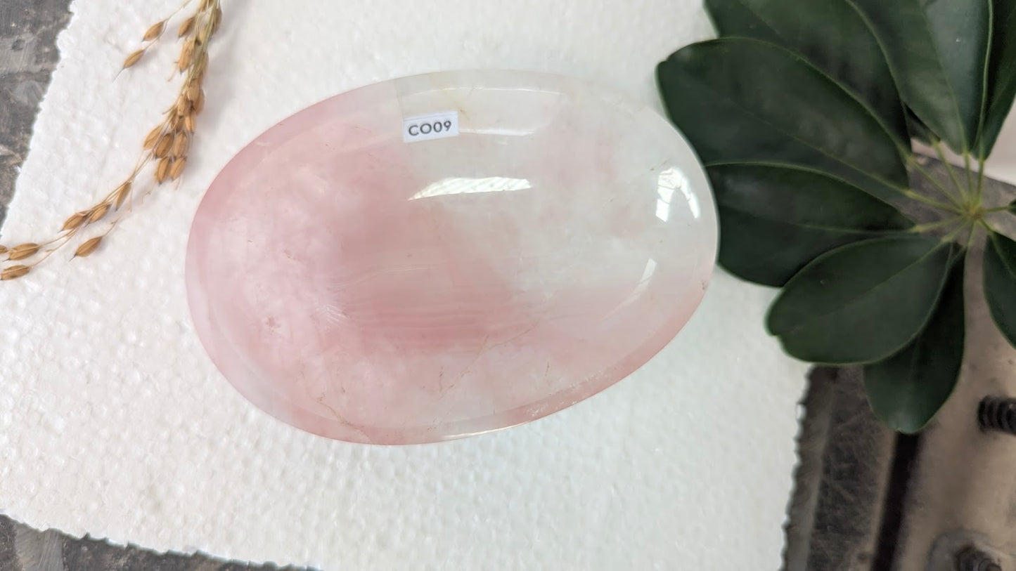 CO09 Quartz-Rose Coupelle