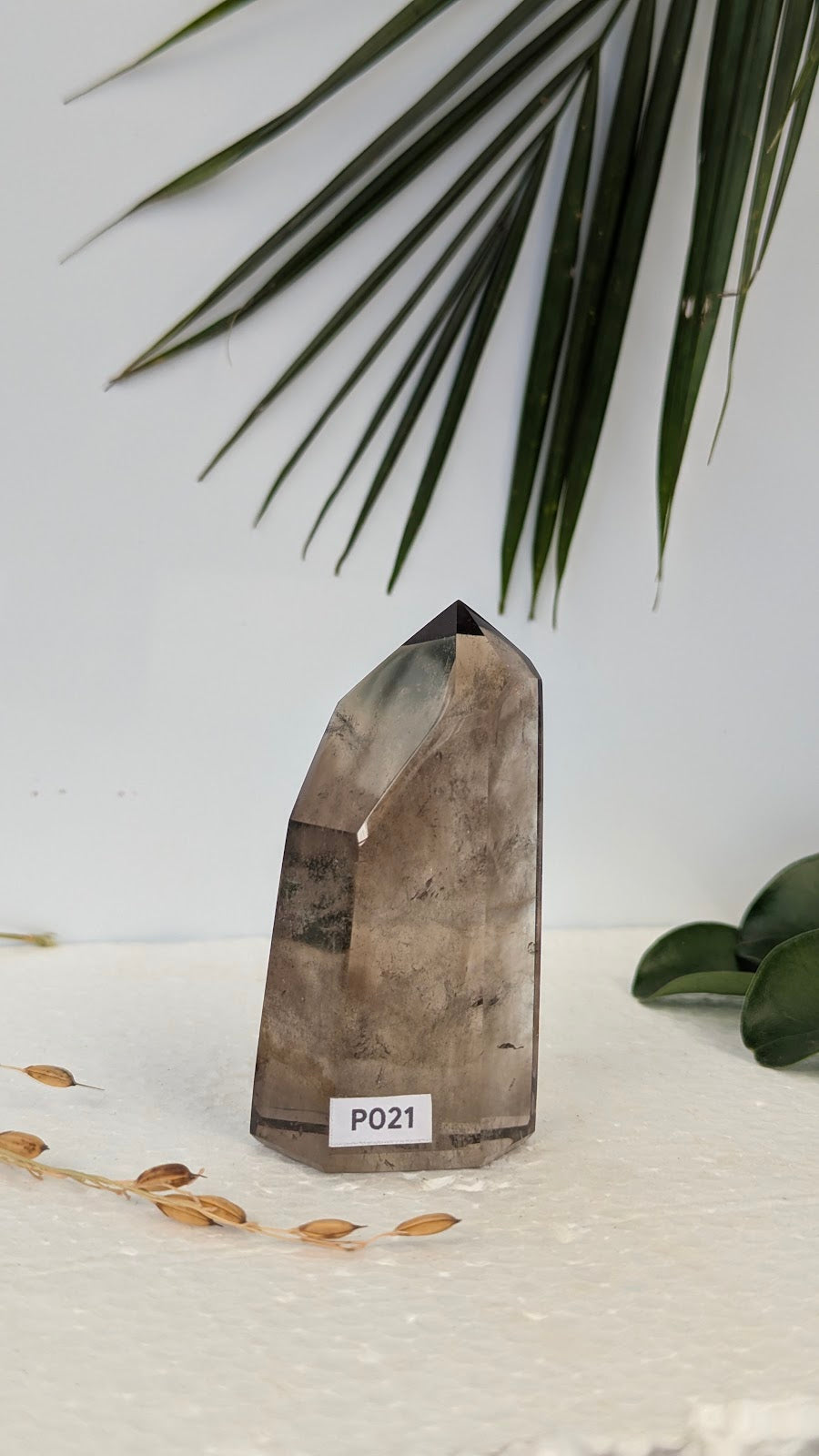 PO21 Quartz fumé Prisme
