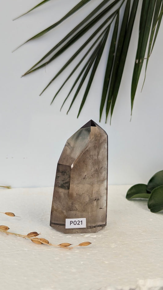PO21 Quartz fumé Prisme