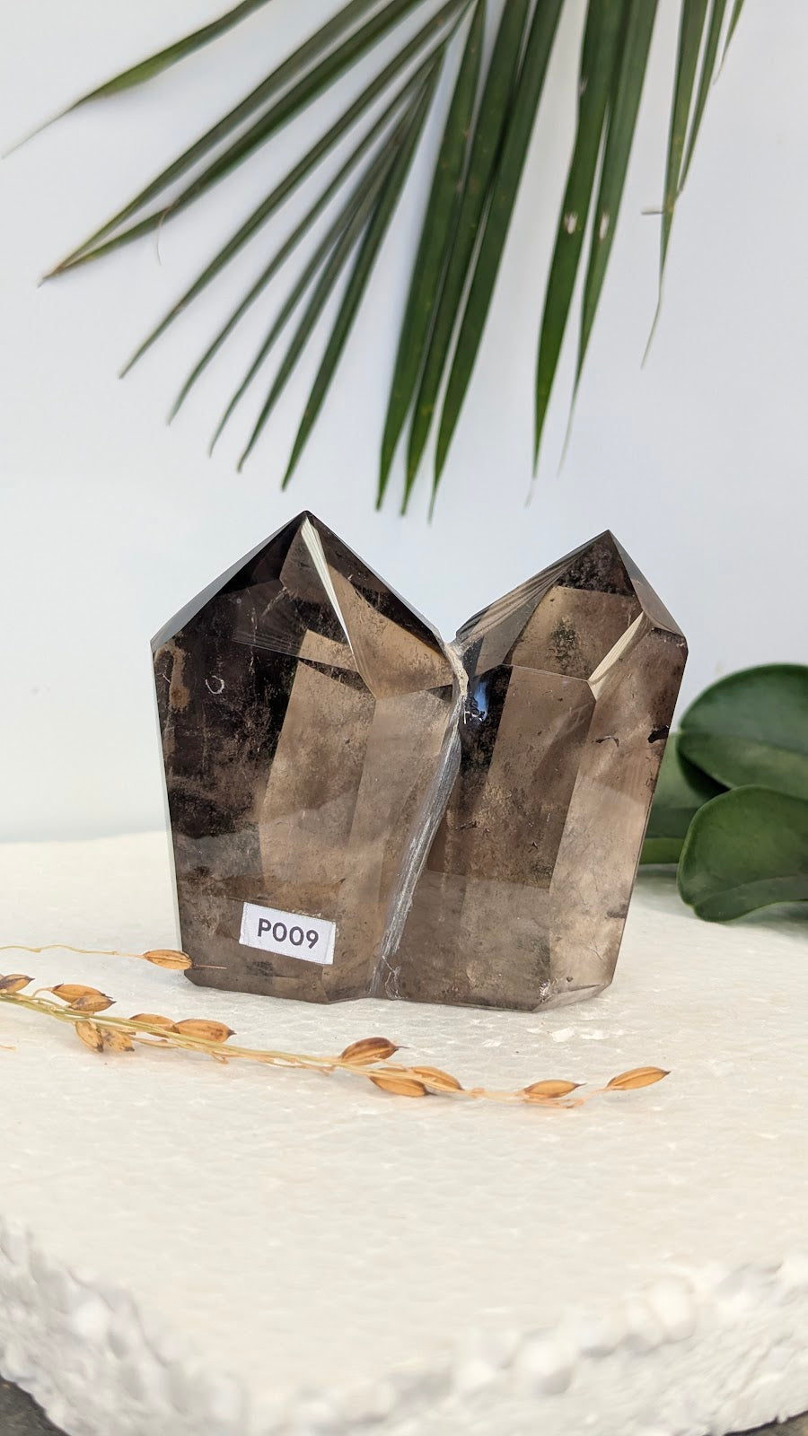 PO09 Quartz fumé Prisme