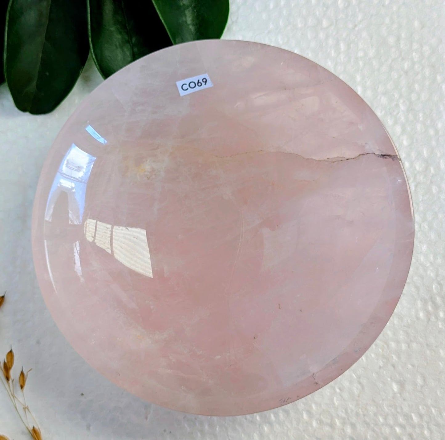 CO69 Quartz-Rose Coupelle