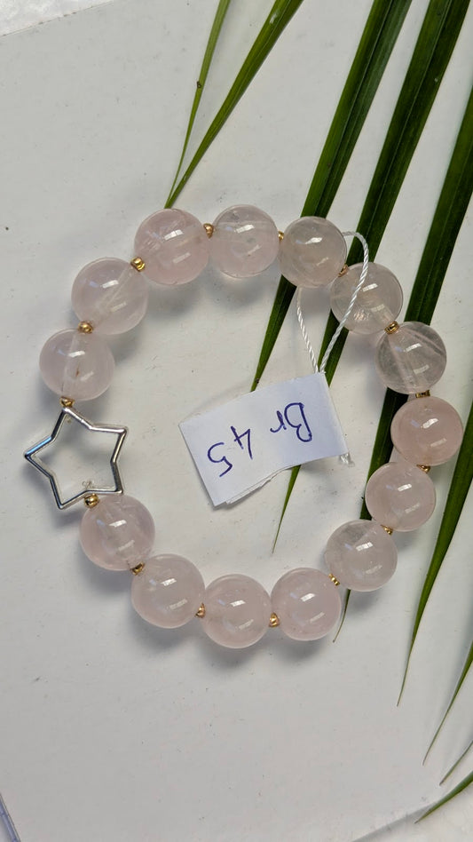 Br 45 Quartz rose bracelet