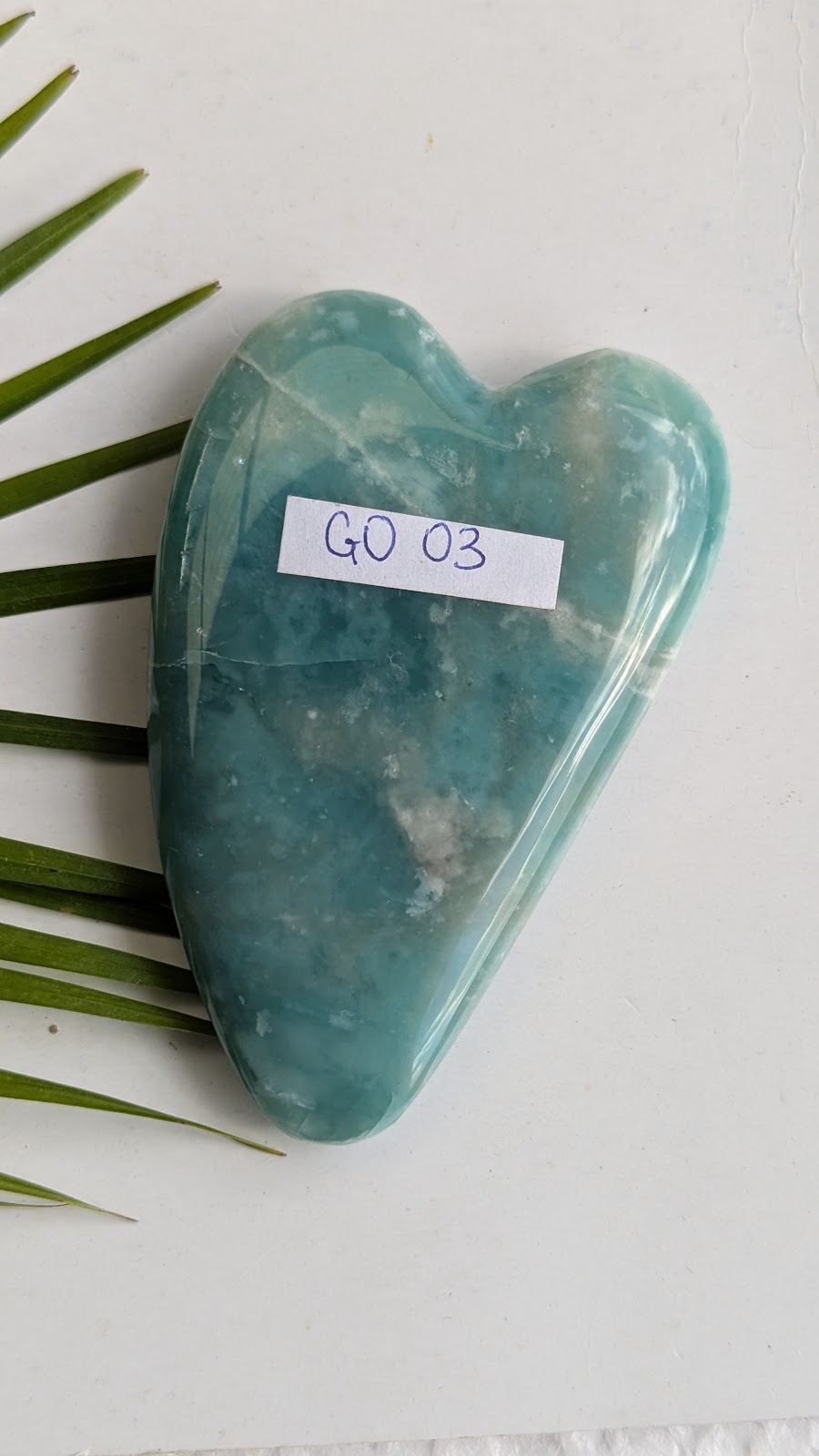 GO 03 Amazonite Gua sha