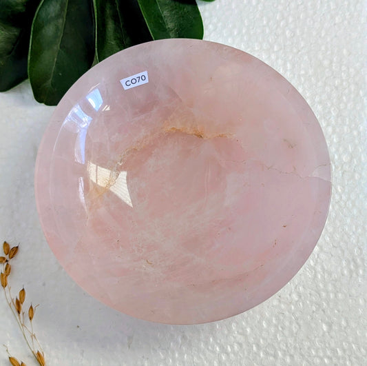 CO70 Quartz-Rose Coupelle