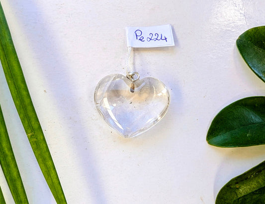 Pe 224 Cristal de roche pendentif