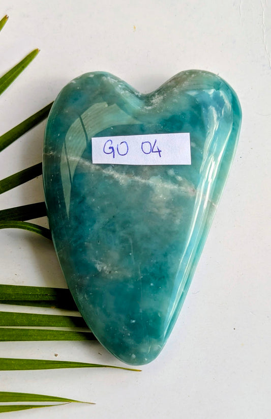 GO 04 Amazonite Gua sha