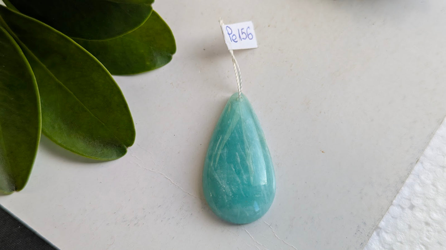 Pe156 Amazonite Pendentif