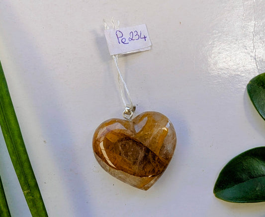 Pe 234 Quartz hematoide pendentif