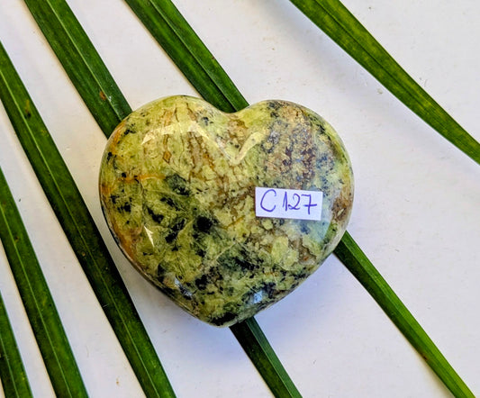 C127 Opale verte Coeur