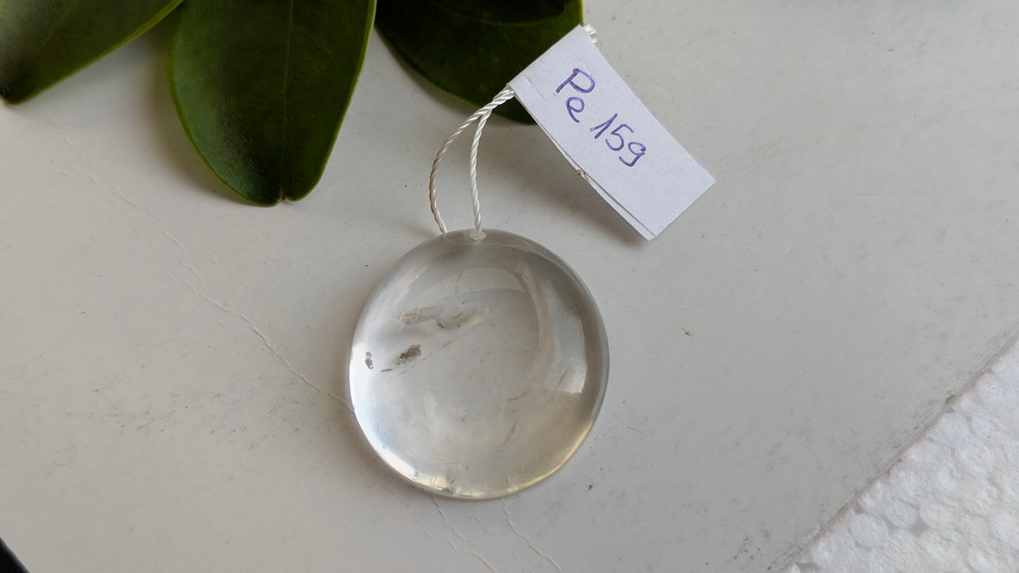 Pe 159 Cristal de roche Pendentif