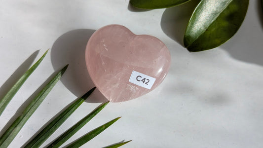 C42 Quartz rose Coeur