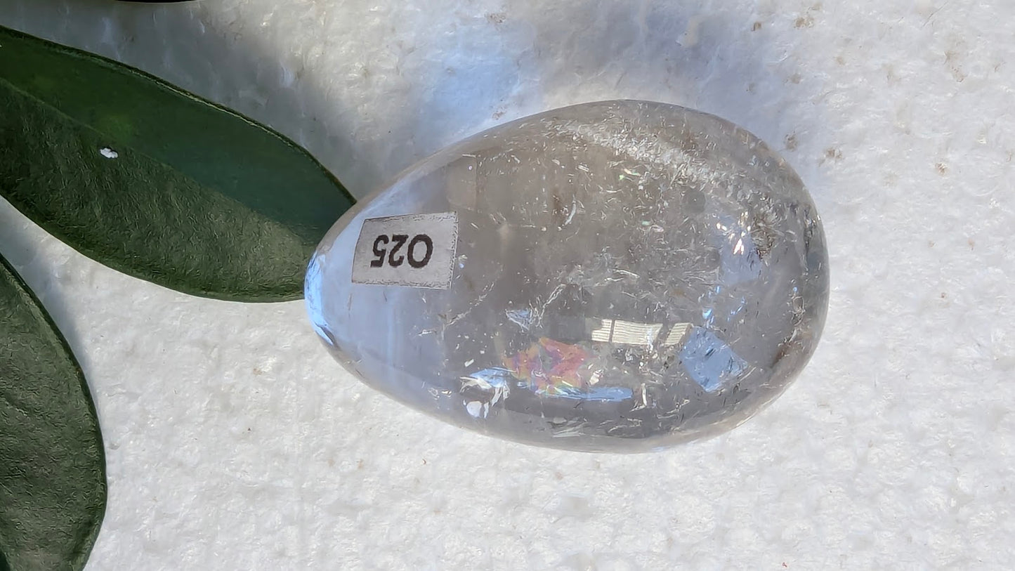 O25 Cristal de roche Oeuf