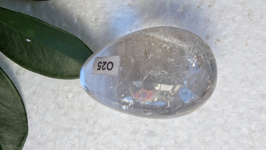 O25 Cristal de roche Oeuf