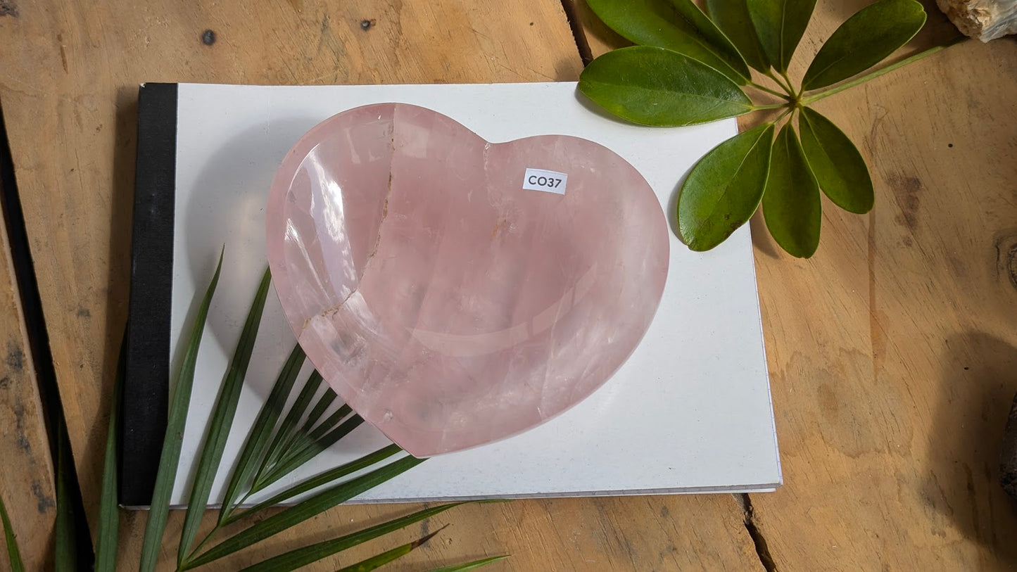 CO37 Quartz-Rose Coupelle