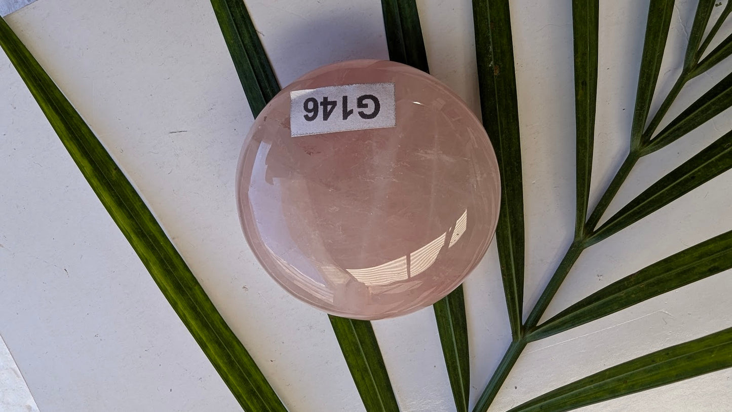 G146 Quartz rose Galet