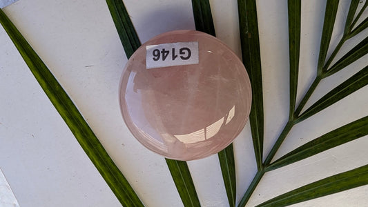 G146 Quartz rose Galet