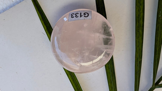 G133 Quartz rose Galet