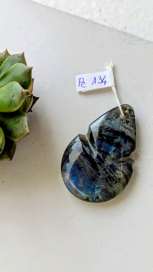 Pe 134 Labradorite Pendentif