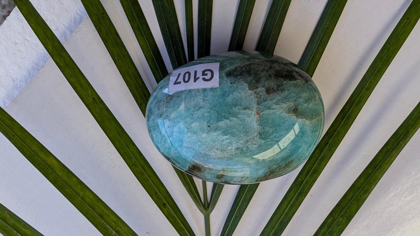 G107 Amazonite Galet