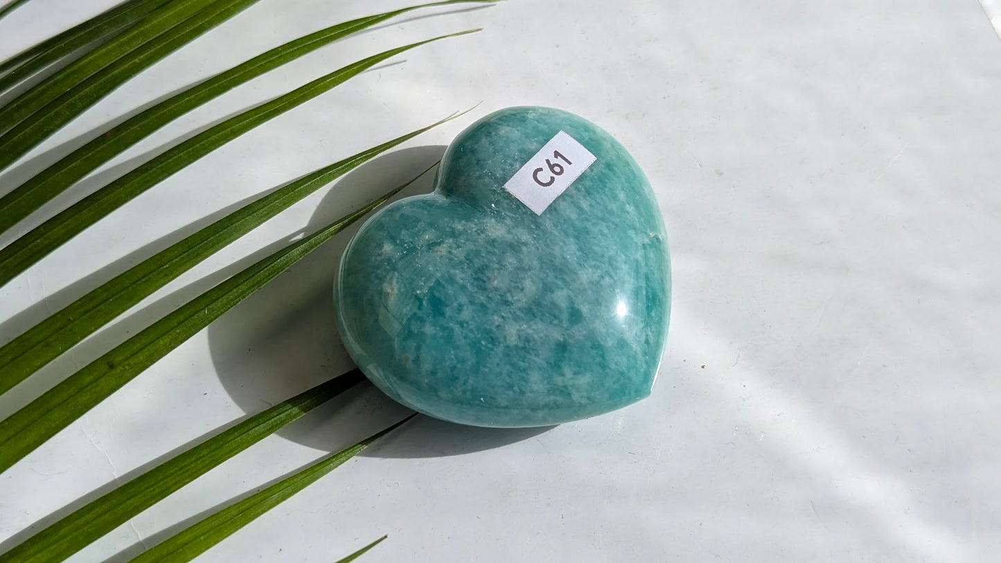 C61 Amazonite coeur