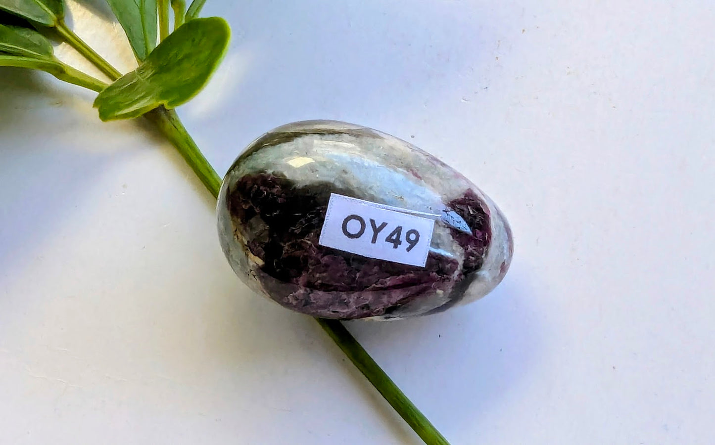 OY49 Tourmaline rose Oeuf de Yoni