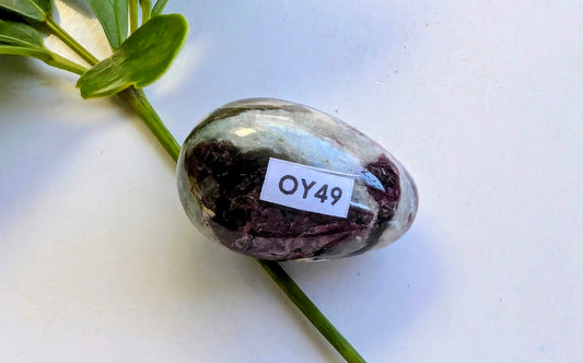 OY49 Tourmaline rose Oeuf de Yoni