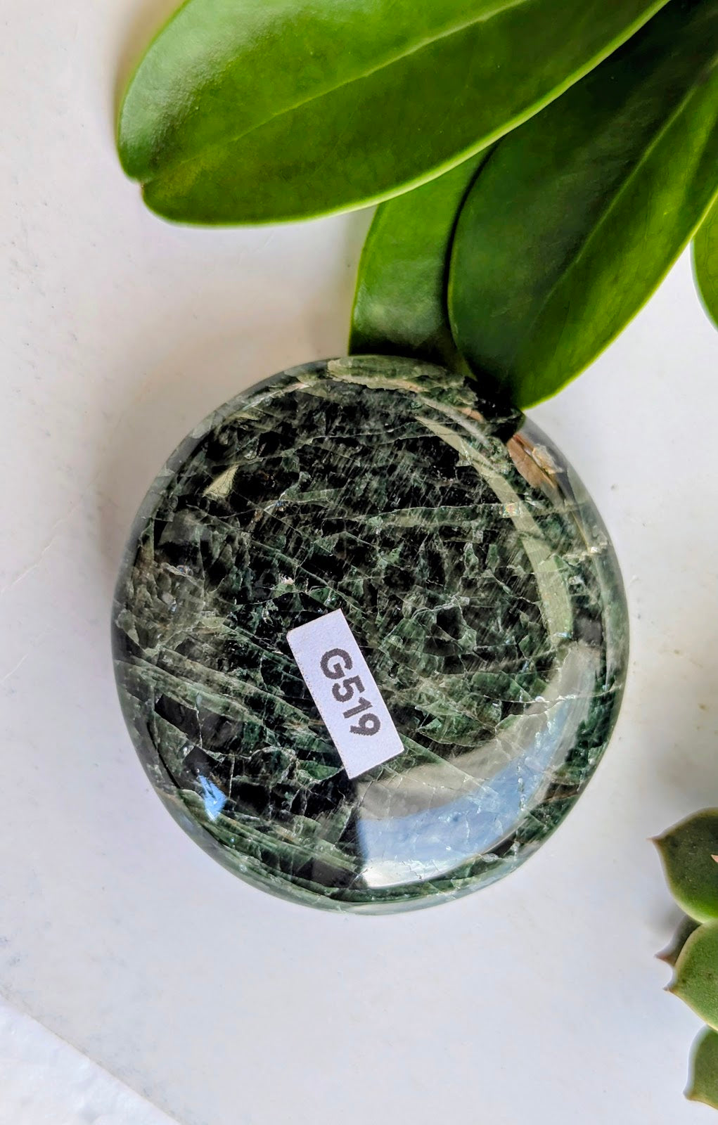 G519 Apatite verte galet