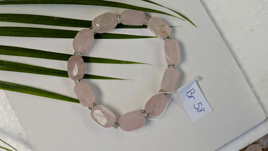 Br 58 Quartz rose bracelet