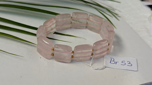 Br 53 Quartz rose bracelet