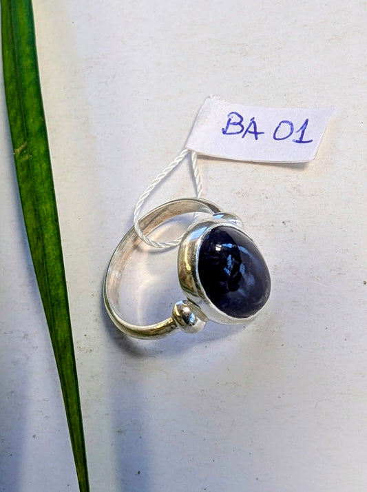 BA 01 Bague saphire d'eau bague