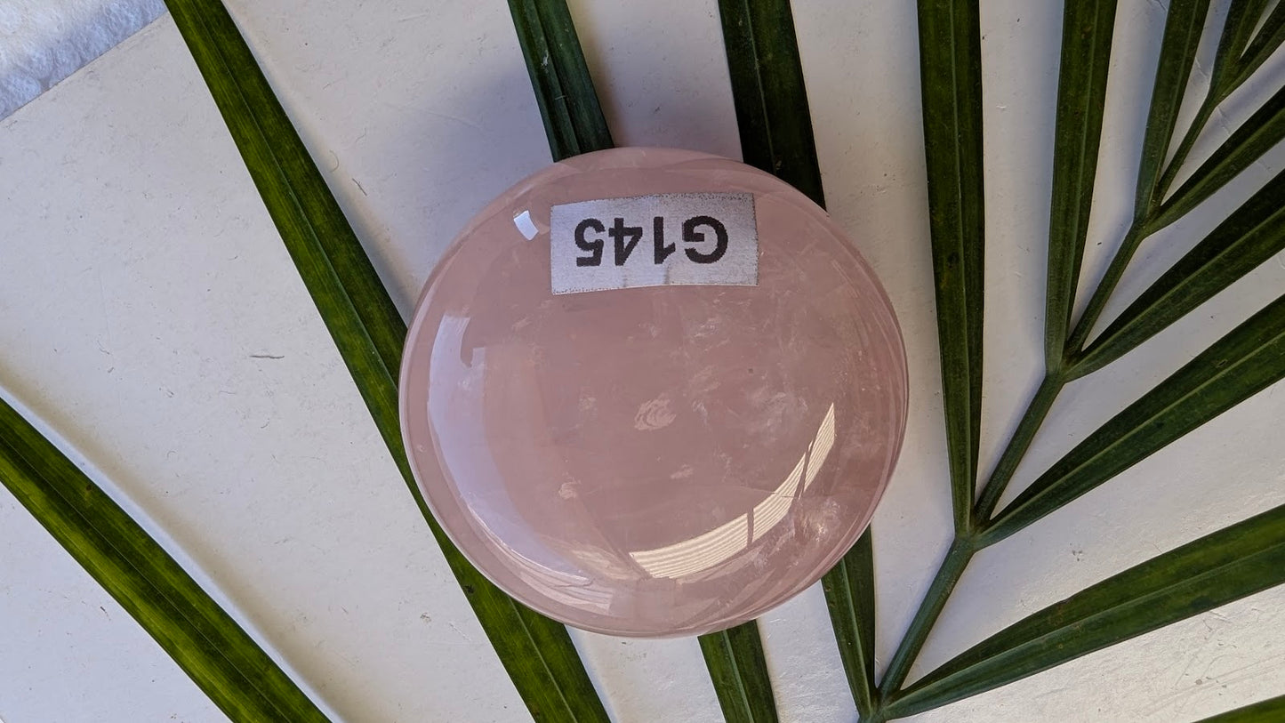 G145 Quartz rose Galet