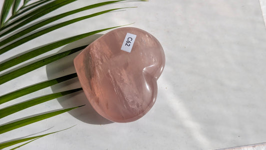 C62 Quartz-Rose coeur