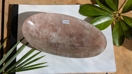 CO56 Quartz-Rose Coupelle