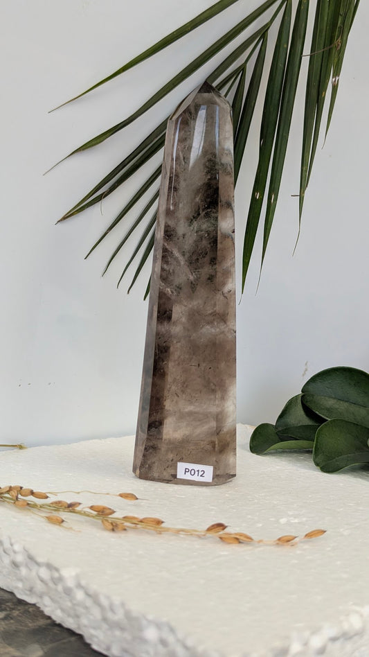 P012 Quartz fumé Prisme