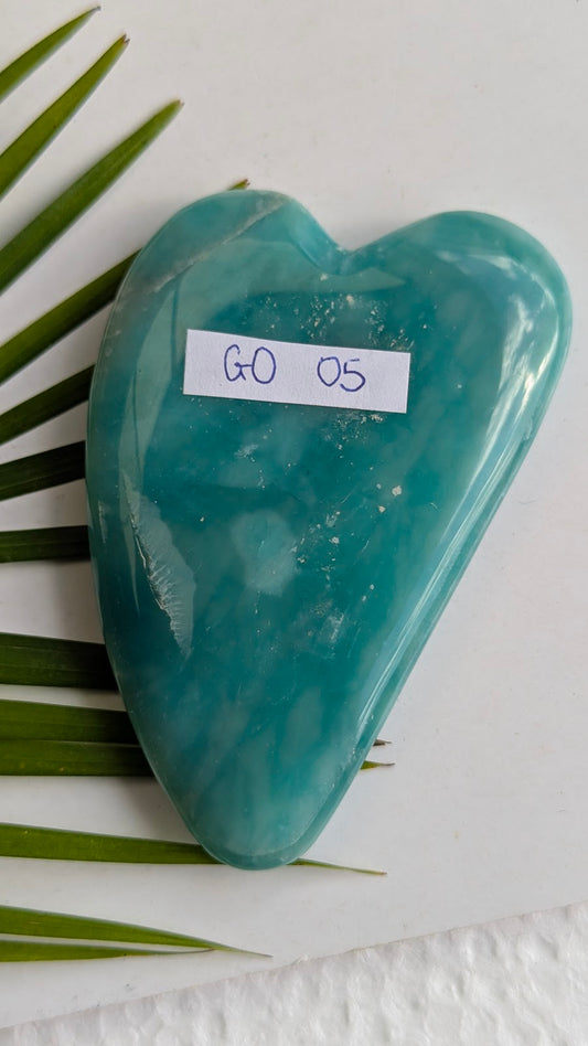 GO 05 Amazonite Gua sha
