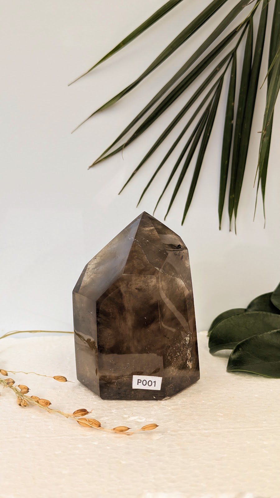 PO01 Quartz fumé Prisme