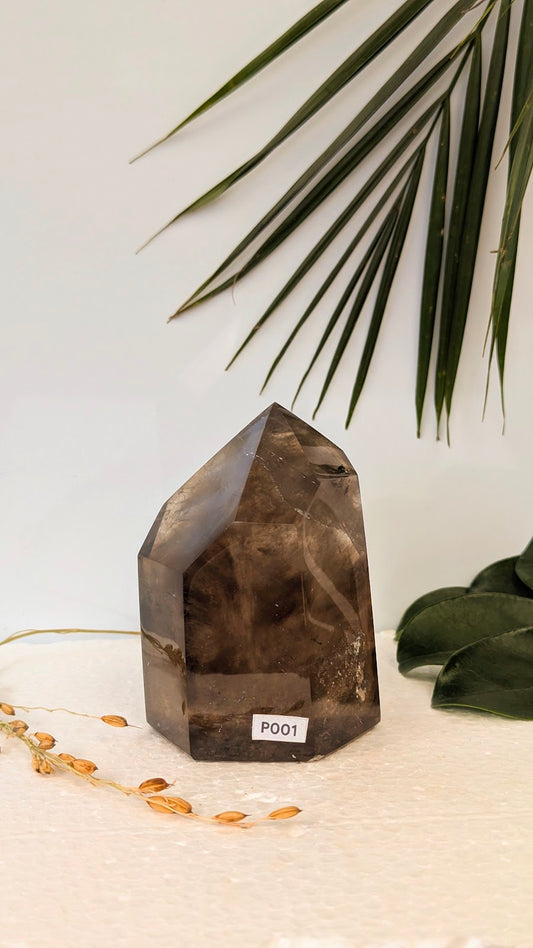 PO01 Quartz fumé Prisme