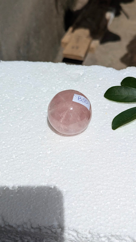 B50 Quartz blanc sphère