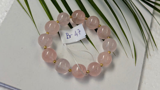 Br 47 Quartz rose bracelet