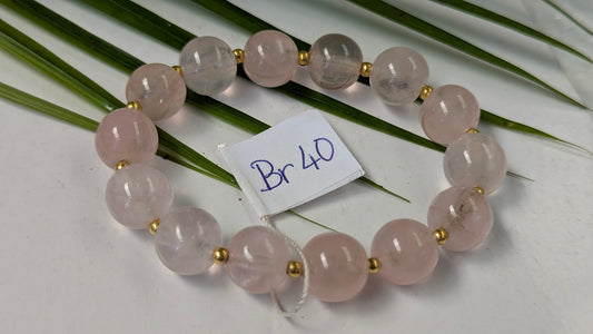 Br 40 Quartz rose bracelet
