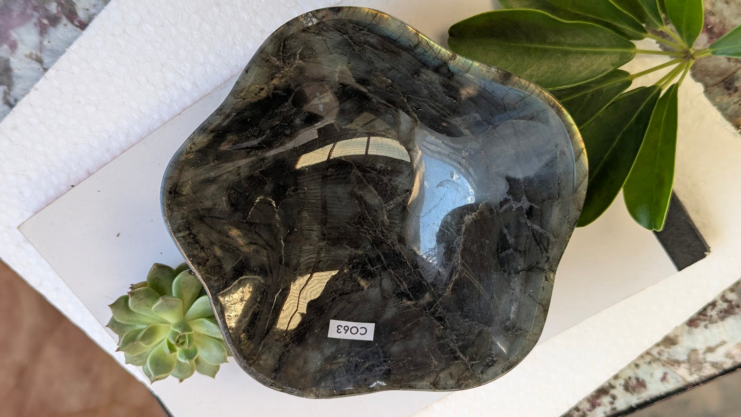 CO63 Labradorite Coupelle