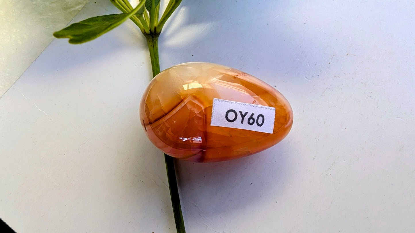 OY60 Cornaline Oeuf de Yoni