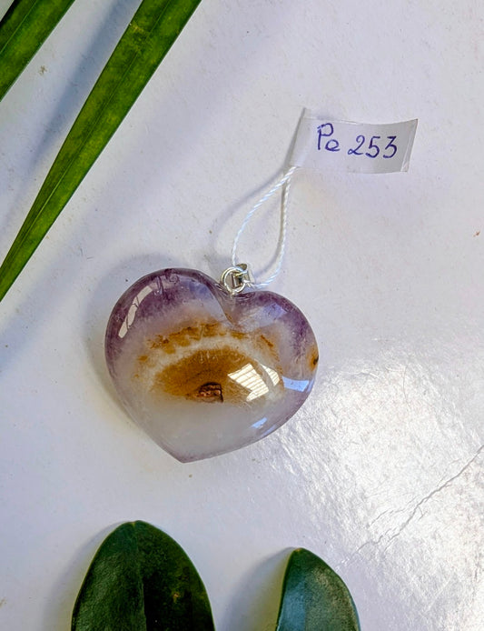 Pe 253 Améthyste pendentif