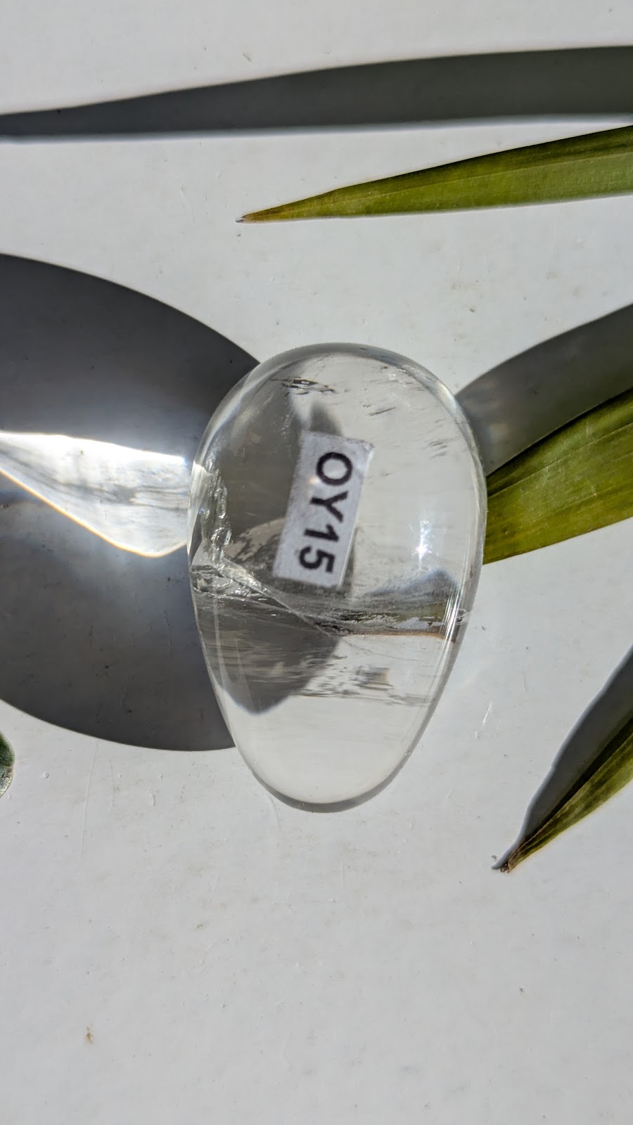 OY15 Cristal de roche Oeuf de Yoni