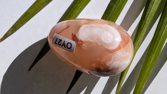 OY27 Agate fleur Oeuf de Yoni