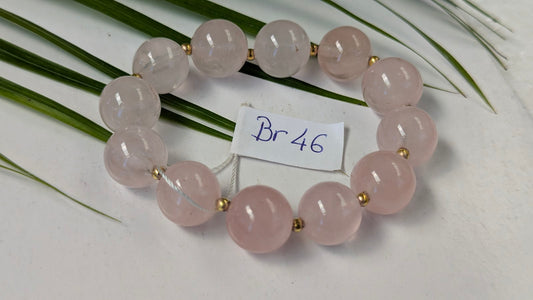 Br 46 Quartz rose bracelet